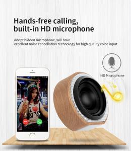 Quality Wooden Wireless Bluetooth Speaker BT4.2 HIFI Sound 400mah Battery wholesale