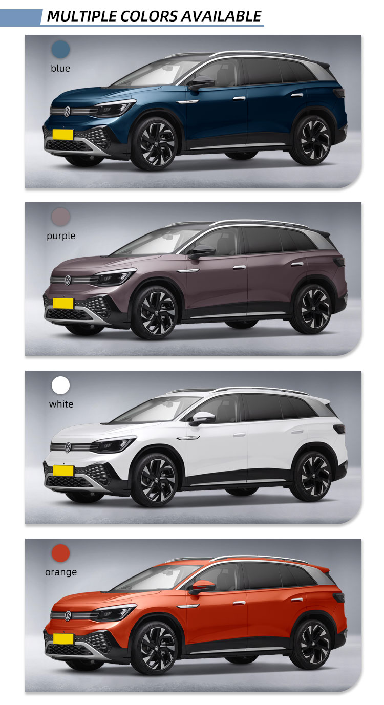 SUV 4*4 VW ID3 ID4 ID6 Crozz EV New Energy Vehicles Sport Electriccars Auto electric ID 6 X PRO Volkswagenwerk Long Battery Life