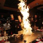 Rectangle Stainless Steel Teppanyaki Grill Table Commercial Restaurant Kitchen