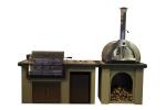Islands AGA Stainless Steel Wood Fired Pizza Oven Steel Wood Fired Pizza Oven