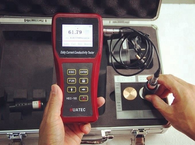 60KHz Digital Portable Eddy Current Electrical Conductivity Meter