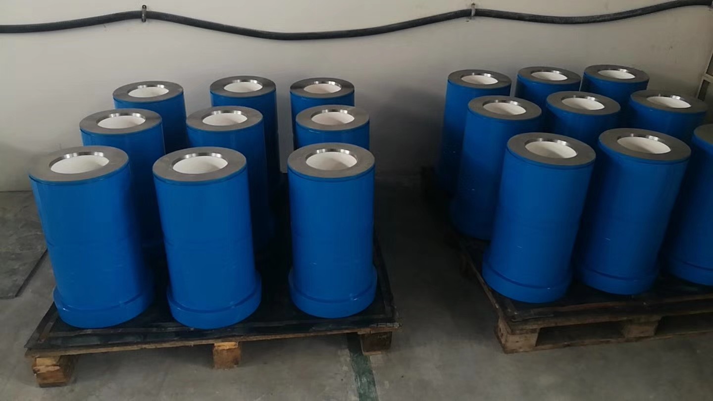 EMSCO FB1300 Mud Pump Zirconia Liners, NATIONAL 14P-220 mud pump, WH2215 mud pump, WH2214 MUD PUMP CERAMIC LINER,