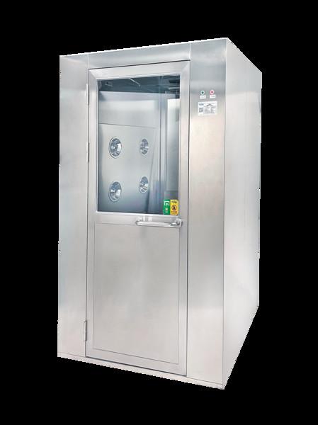Electromagnetic Lock Cleanroom Air Shower High Cleanliness Stainless Steel