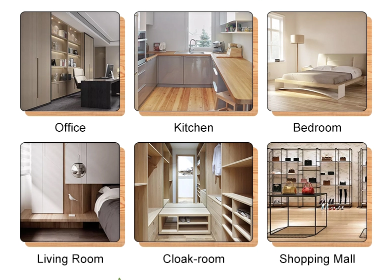 White Decoration E1 Glue 18mm Melamine Faced MDF