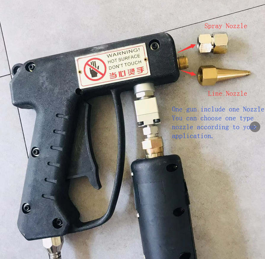 Factory Supply the Semi Automatic Glue Applicator Machine with Manual Glue Gun