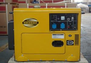 Quality Customized 6kva Silent Residential Diesel Standby Generator Low Fuel Consumption wholesale