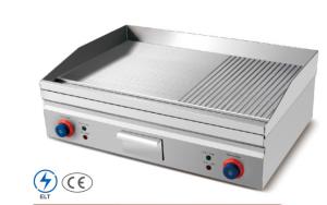 Quality Commercial Electric Silver Stainless Steel Griddle for Cooking Various Foods at 220-240v 50hz wholesale