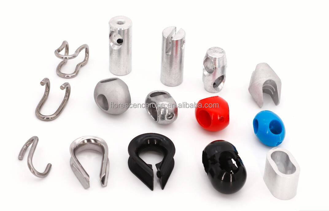 Crossed Wire Playground Rope Connector Parallel 16mm Aluminium