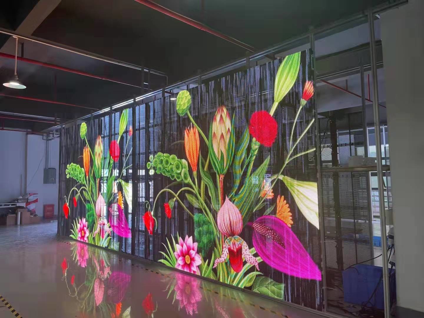 Item Led Transparent Screen Lightweight Cabinet Design for Superior Transparent LED Screen