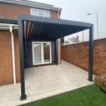 Motorized Louvered Pergola Hardtop Gazebo Aluminum Louvered Pergola