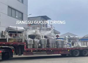 Quality 2 Discharge Port Rotary Vibrating Shaker Sieve Machine 3 Layers wholesale