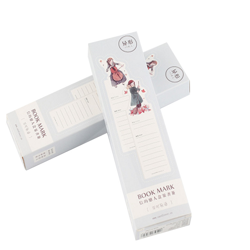 stationary bookmark cartoon packaging box cute toy children bookmark box