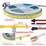 High Brightness COB Led Strip Light IP20 Ra90 8mm/10mm 12V24V 320Leds 3000K4000K