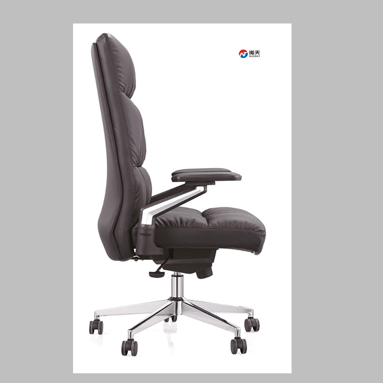 high-back executive office chair PU leather chair with wheel