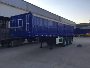 Quality Dongfeng 3 Axle Side Wall Semi Trailer / Cargo Semi Trailer With Capacity 50T FUWA Axle wholesale