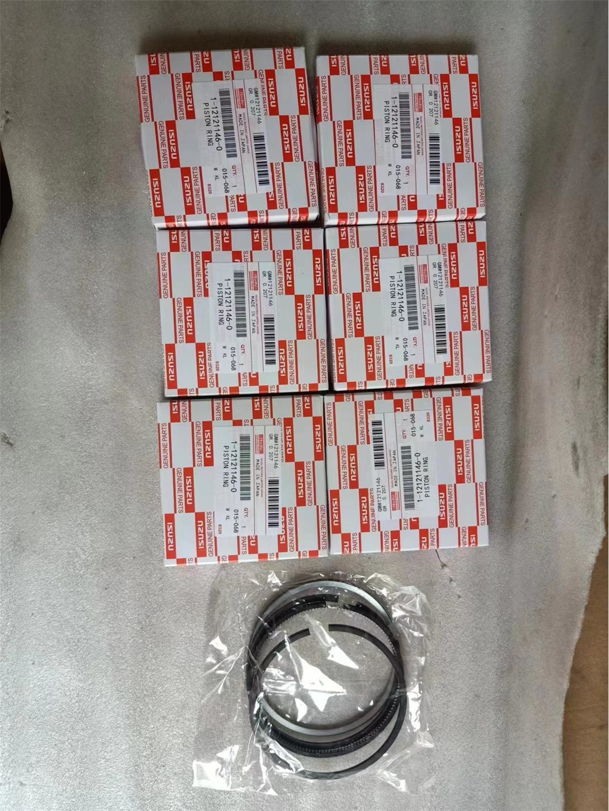 6BG1 4BG1 1-12121146-0 1121211460 Piston Ring For ZAX160 ZAX210 ZAX250 ZAX230 ZAX180 ZAX270 ZAX200 ZAX225 ZAX130 ZAX120
