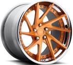 High Polish Lips 2 Piece Forged Wheels For Audi RS6 20inch Brush Gold Custom