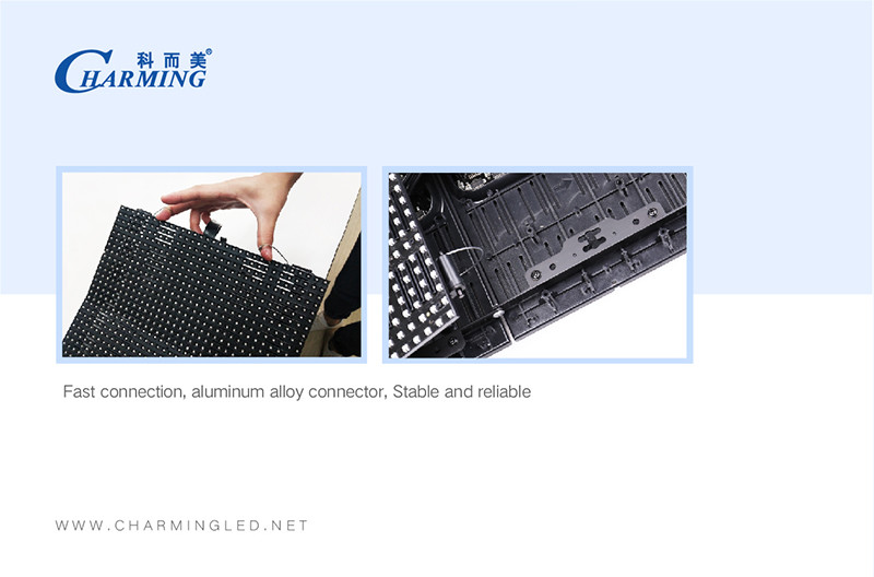Multipurpose 32x16 Flexible LED Screen , Windproof Bendable LED Display