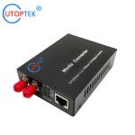 10/100Mbps Single Mode dual ST 20KM 1310nm Fiber Media Converter China factory
