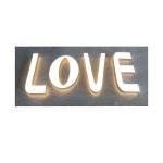3D Signage Company Background Wall Wedding Decoration 3D LED Advertising Light