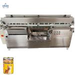 Automatic canned food cat can food cold glue labeling machine dog canned food