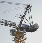Red Hammerhead Boom Crane 12T for tall building