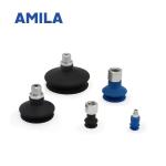 High Strength Round Suction Cups , FGA Bellows Vacuum Cups 11 To 78mm Diameter
