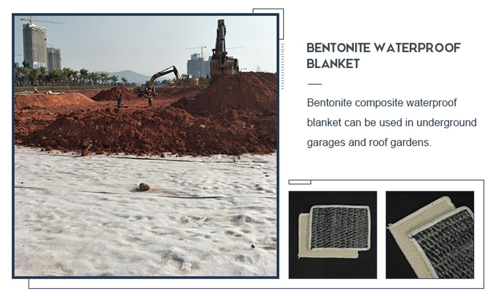 Natural Bentonite Geosynthetic GCL Clay Liner Manufacturers For Landfill