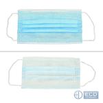 50pcs / Pack Blue Face Mask Non Woven Melt Blown Fabric 95% BFE CE FDA