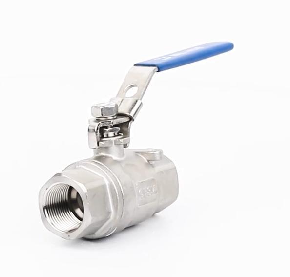 Xtv 2PC 1/2 Inch Stainless Steel Oval / Round Handle Thread Ball Valve