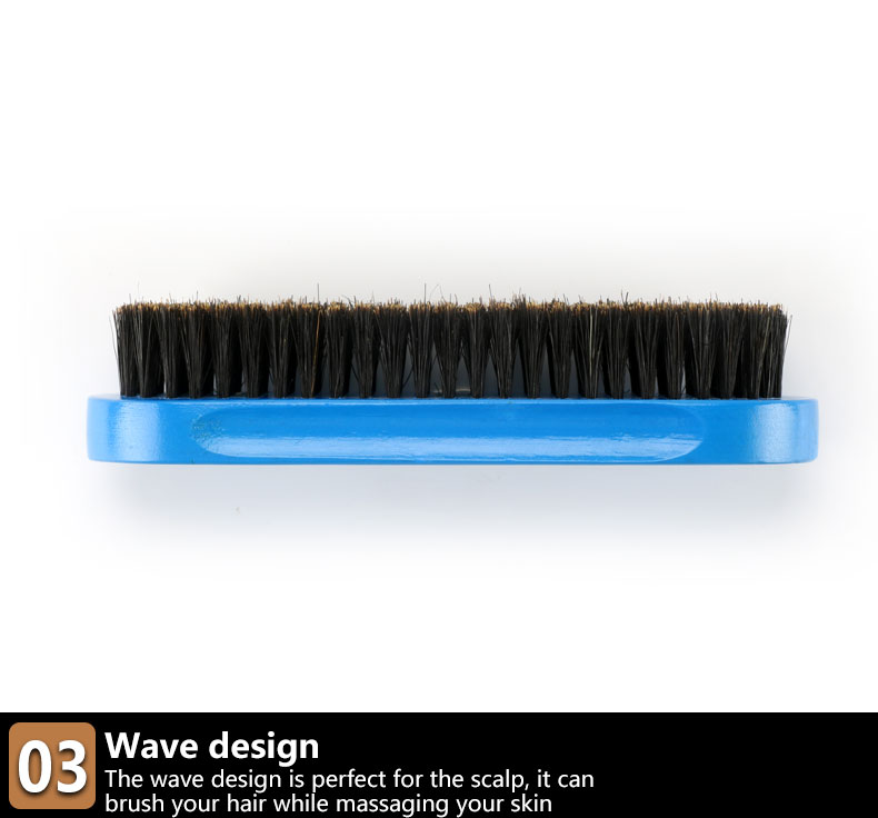 100% Boar Bristle Soft/Medium Hard Beard Brush for Men Customized Logo Design by Abeis