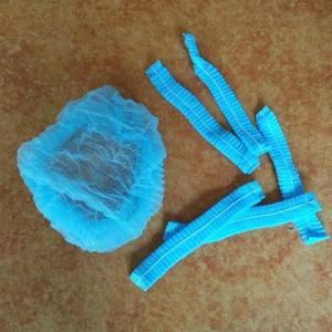 Quality Blue Bouffant Clip Cap Disposable Surgical Hair Net Cap wholesale