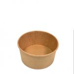 Sustainable 1000ML 32OZ Take Away Paper Container Salad Bowls Disposable Kraft