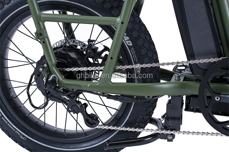 20" 7 Speeds 50KM/H Electric Bike with 48V 1000W Rear Motor and 17AH Lithium Battery