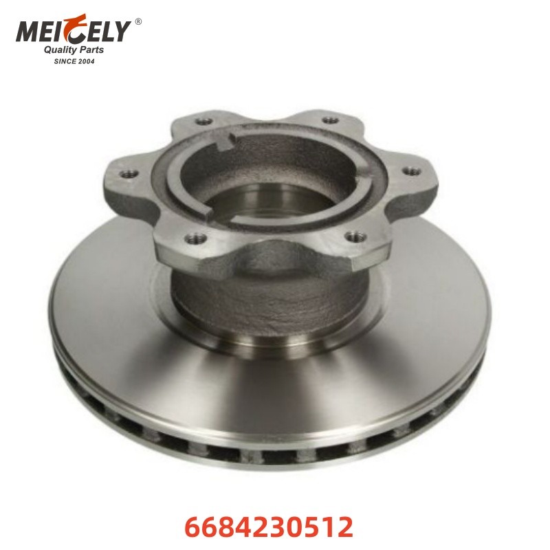 Spare Parts Brake Discs Brake Rotor 6684230512 6684230312 For Mercedes Benz Truck