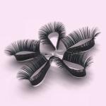 12 Lines Natural Looking Lash Extensions Silk / Mink Material For Makeup