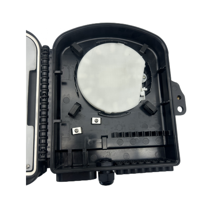 Type Fiber Distribution Box for Outdoor Wall Mounting 24/12 Cores SC APC in White