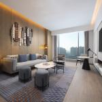 Customization King Size Bedroom Set For Luxury Sheraton Hotel Furniture From
