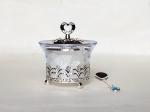 T2-Arabia Exquisite silver-plated Louhua Roses Sugar bowl
