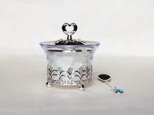 Quality T2-Arabia Exquisite silver-plated Louhua Roses Sugar bowl wholesale