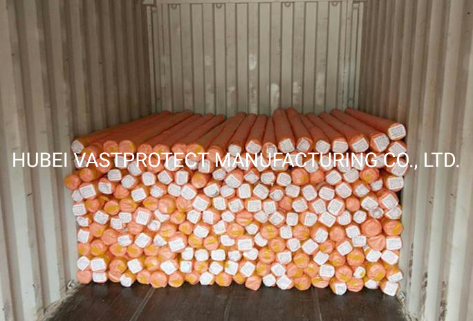 12&prime; *100&prime; Orange PE Tarpaulin Roll