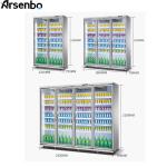 110V 60Hz Commercial Supermarket Refrigerator Anticorrosive For Shop
