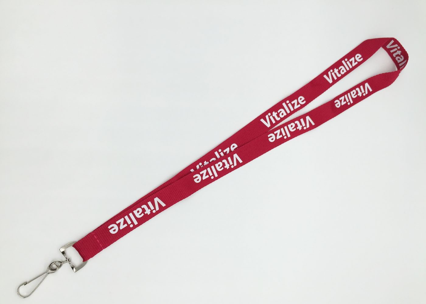 Single Personalized Lanyards , Exhibition Event School Lanyard With Bulldog Clip