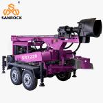 Trailer Mounted Water Well Drill Rig Hydraulic Bore Hole Deep Well Drilling