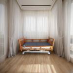 Household Nursing Home Beds YFH-B004 Solid Wood Electric Nursing Bed For Elderly