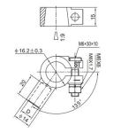 Universal Car Battery Terminal Lugs Negative Battery Terminal Clamp