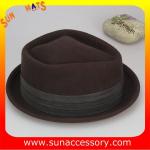 5480381 Sun Accessory customized winner fashion 100% wool felt hats, men hats