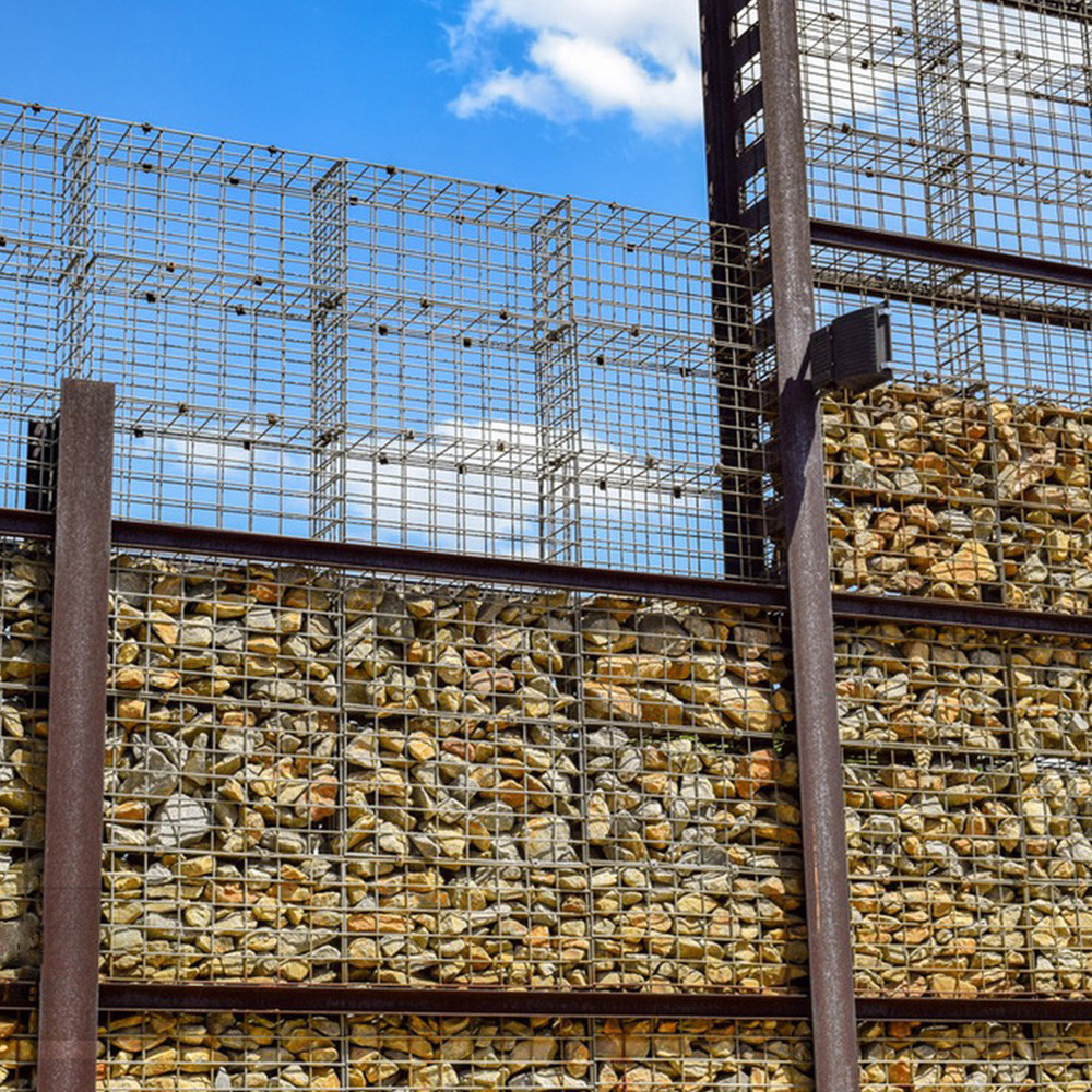 Garden Landscaping Retaining Wall Welded Gabion Baskets Rust Proof Zinc Coated Mesh CE ISO