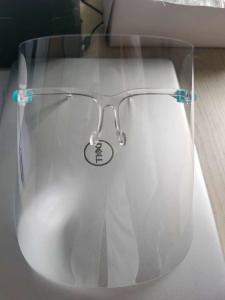 Quality Kitchen Glass Frame Adjustable Disposable Face Shield wholesale