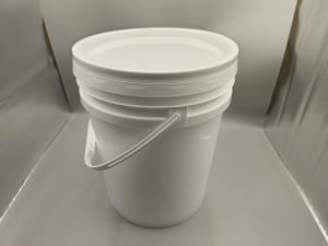 Quality Series 8 Plastic Round Buckets white,tangerine 20L wholesale